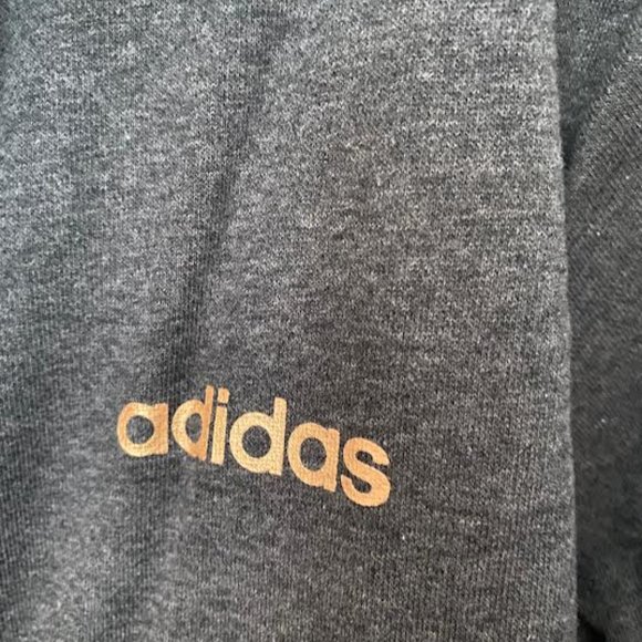 NWT $65 ADIDAS Men M Performance Full zip LOGO Hoodie Jacket Sweatshirt (Unisex) - Picture 8 of 14